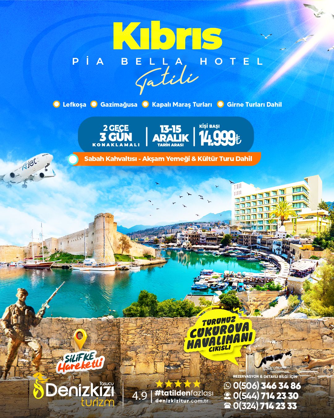 Uçaklı Kıbrıs Turu